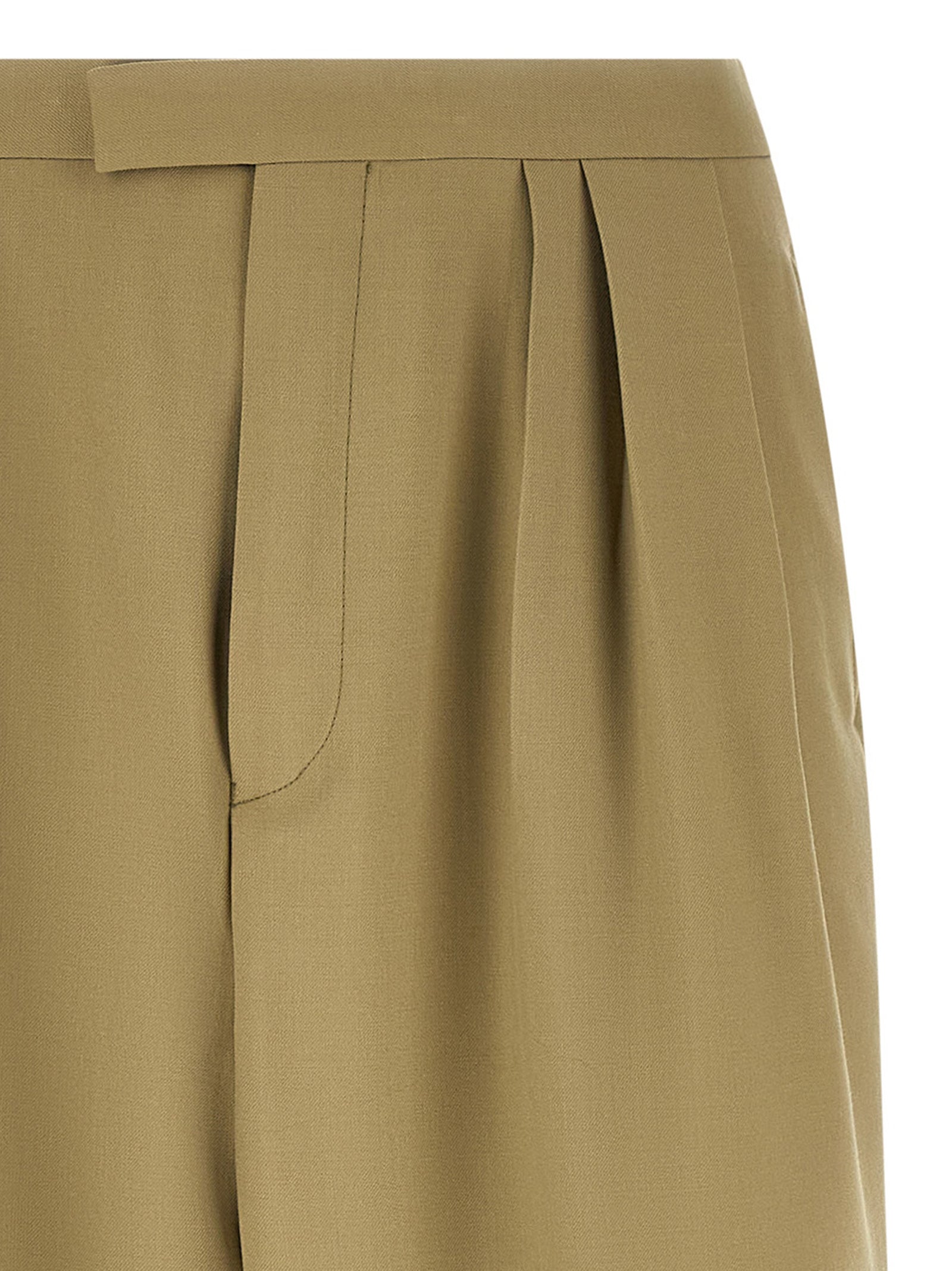 Dries Van Noten Trousers — Preaches Bis Pants (Green)