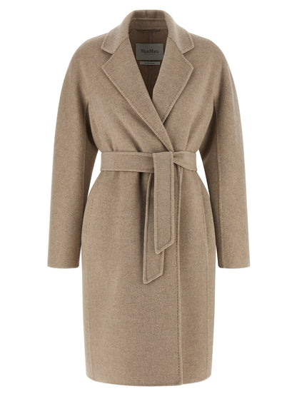 Max Mara Mxmaceri Cashmere Coat — Midi Wrap Coat