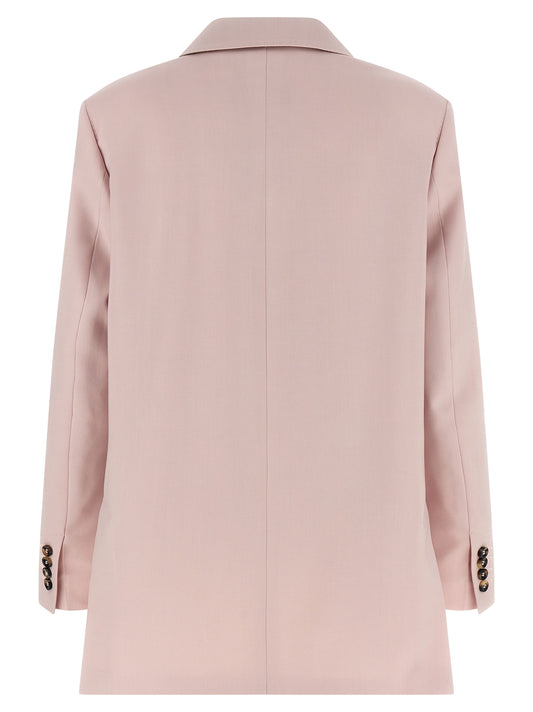 Max Mara Mxmombrosa Blazer — Pink Wool Jacket