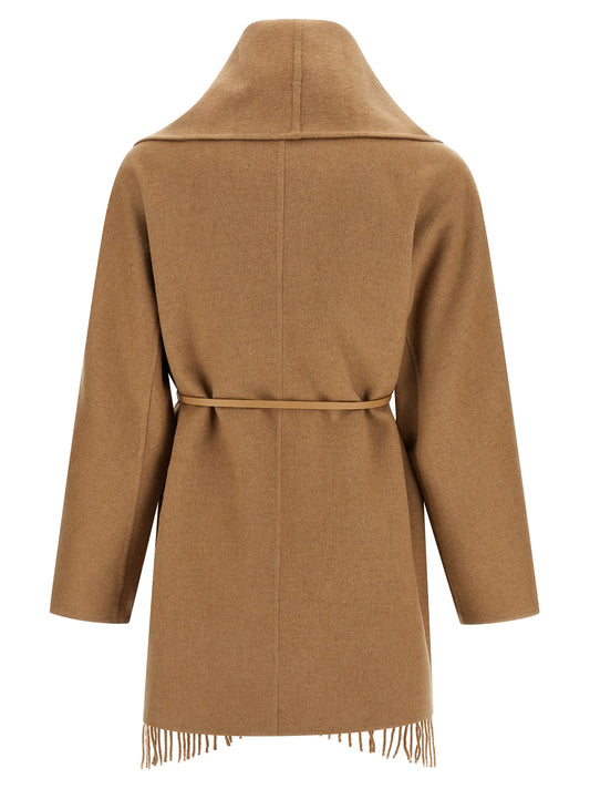 Max Mara Mxmabilita Coat — Women's Camel Wrap Coat