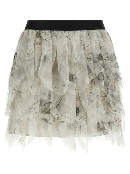Max Mara Skirts — Mxstalco Mini Silk Skirt, Slim Fit