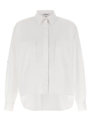 Max Mara Mxmtenue Shirt — Oversized Cotton Poplin