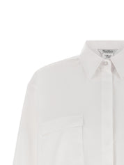Max Mara Mxmtenue Shirt — Oversized Cotton Poplin