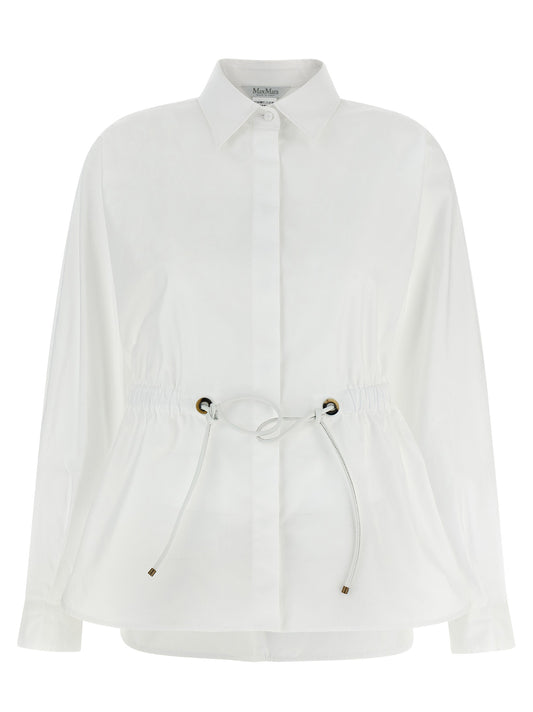Max Mara Mxmtazzina Shirt - Cotton Poplin Shirt