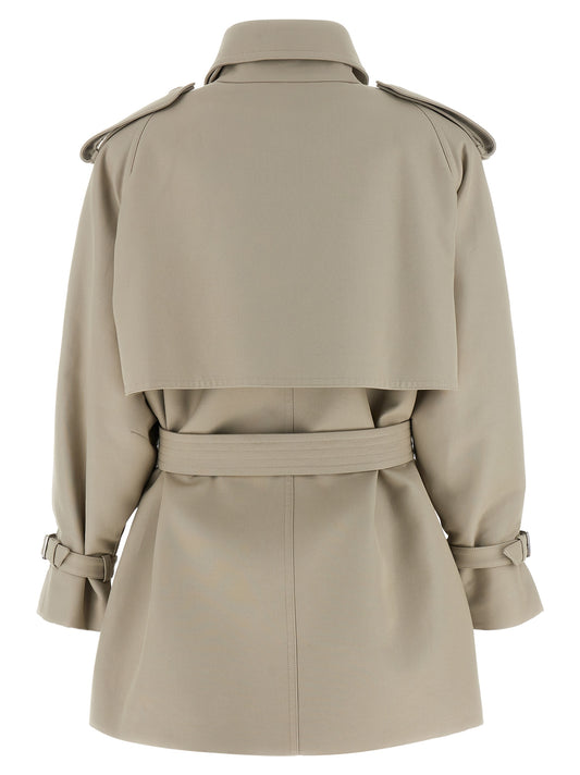 Max Mara Trench Coat – Mxscacio Double-Breasted Duster