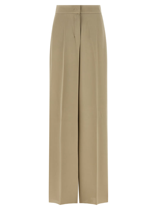 Max Mara Mxepalanca Trousers — Tailored Silk Wide Leg