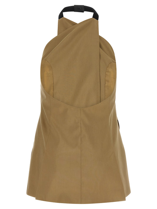 Max Mara Mxsnuraghe Blazer Jacket — Beige Wool-Silk