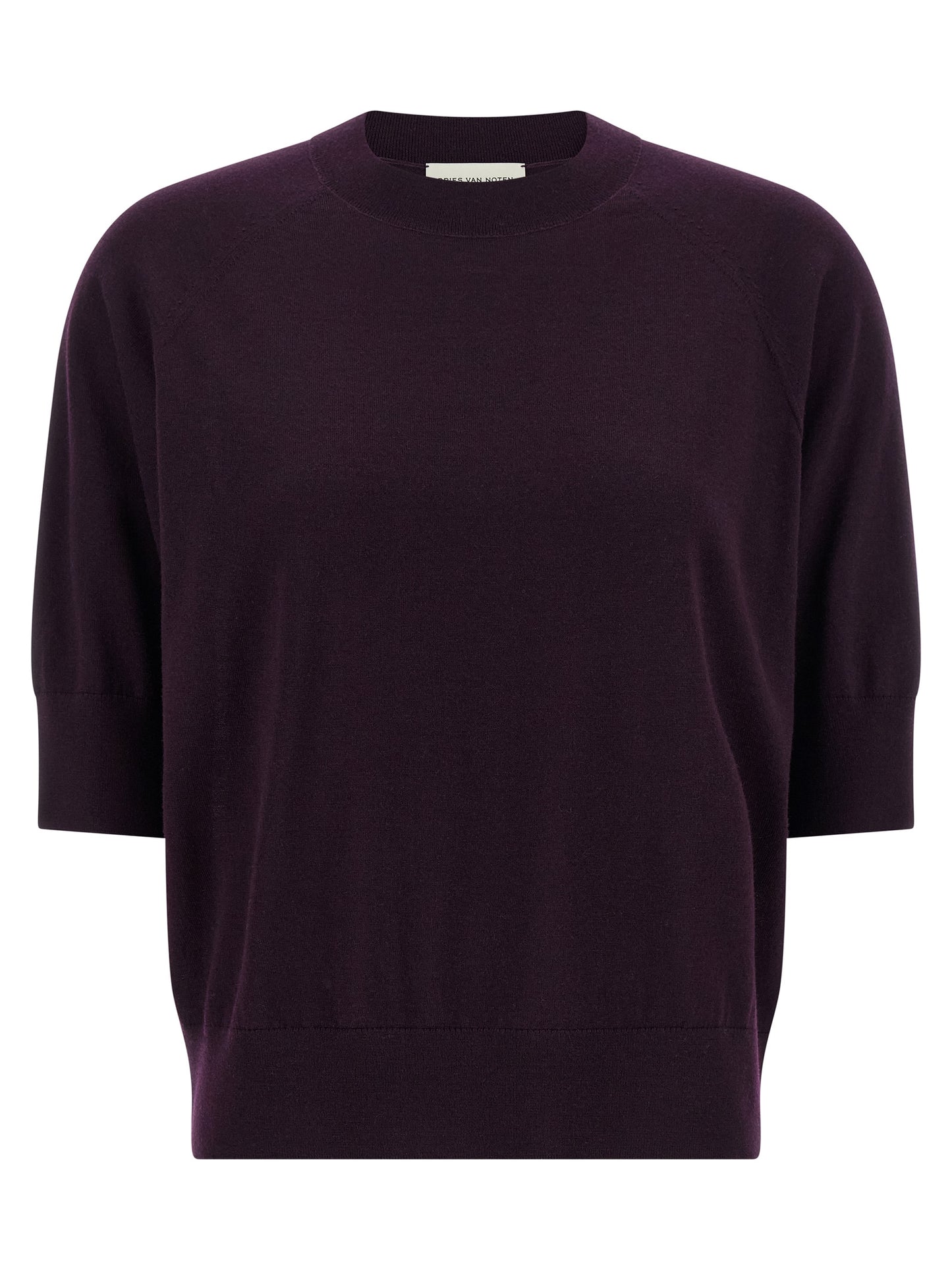 Dries Van Noten Tuan Sweater — Purple Knitwear
