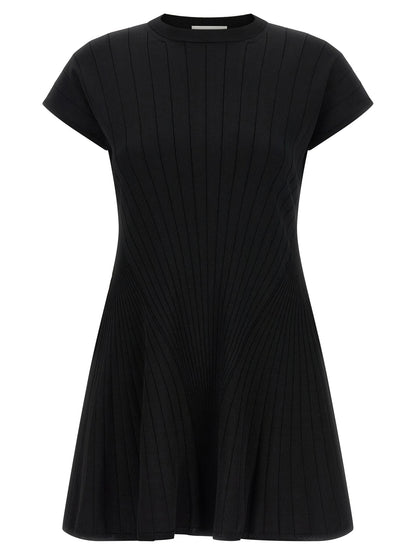 Sportmax Spxere Dress — Black Hourglass Knit Dress