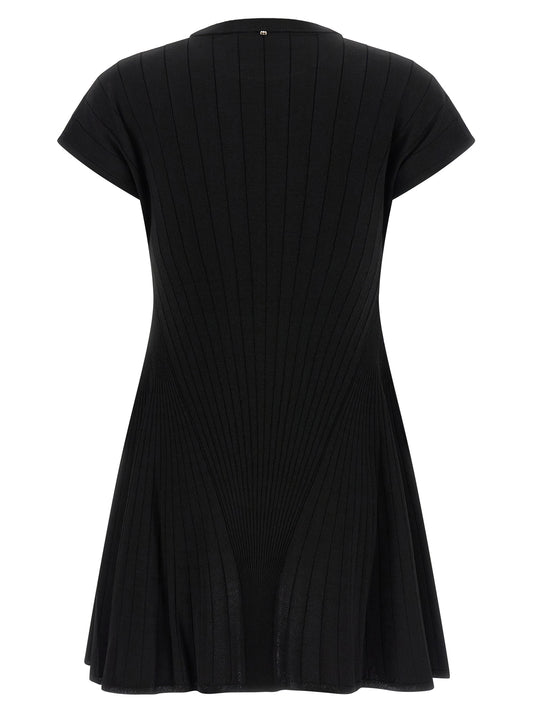 Sportmax Spxere Dress — Black Hourglass Knit Dress