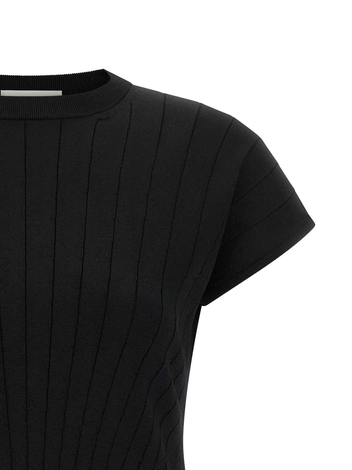 Sportmax Spxere Dress — Black Hourglass Knit Dress