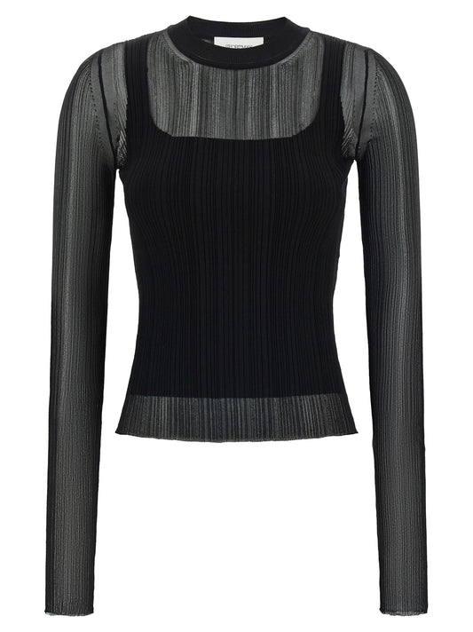 Sportmax Spxbuono Sweater - Black Knitwear, Slim Fit