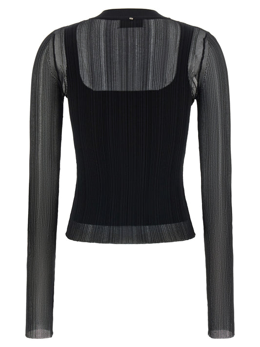 Sportmax Spxbuono Sweater - Black Knitwear, Slim Fit