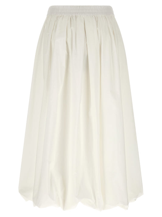Weekend Max Mara Wkinuvole Midi Skirt — White, From €250
