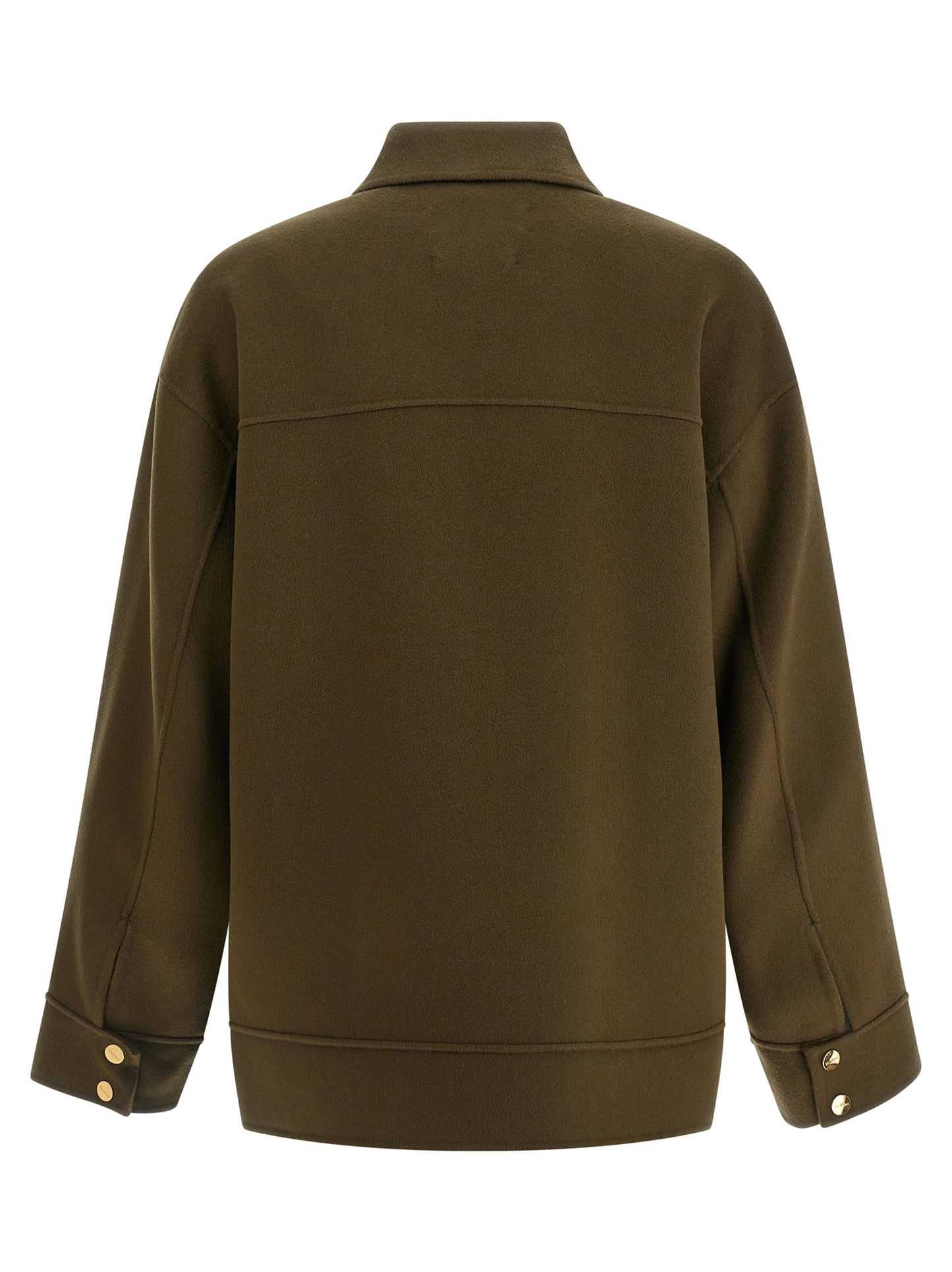Max Mara Studio Padded Coat — Women's Green Coat