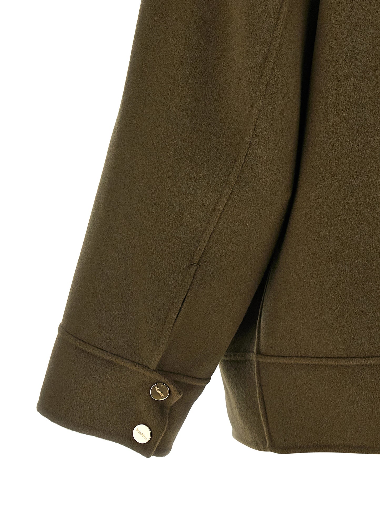 Max Mara Studio Padded Coat — Women's Green Coat