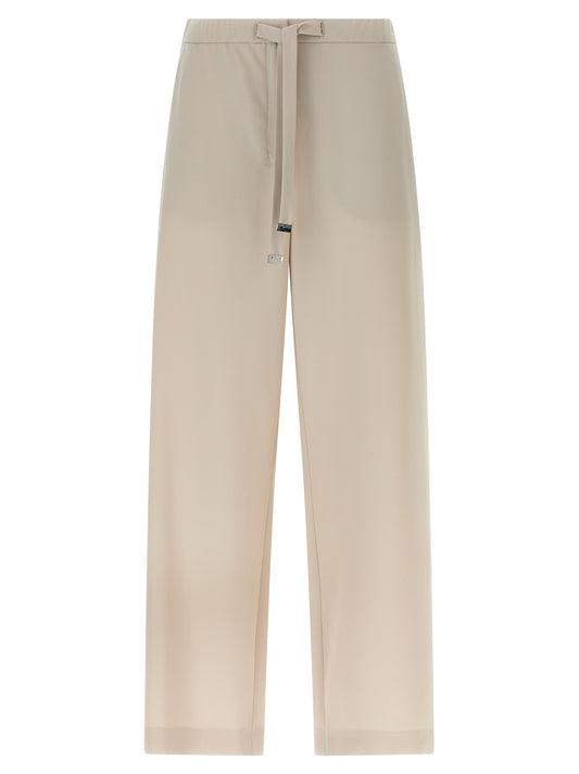Max Mara 'S Smmargenta Joggers - Beige Wool Trousers