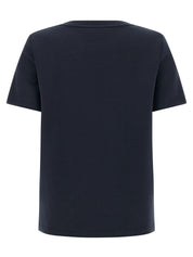 Max Mara 'S Smmnancy T-shirt — Blue Cotton Topwear