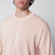Roberto Collina Pink cotton knit T-shirt