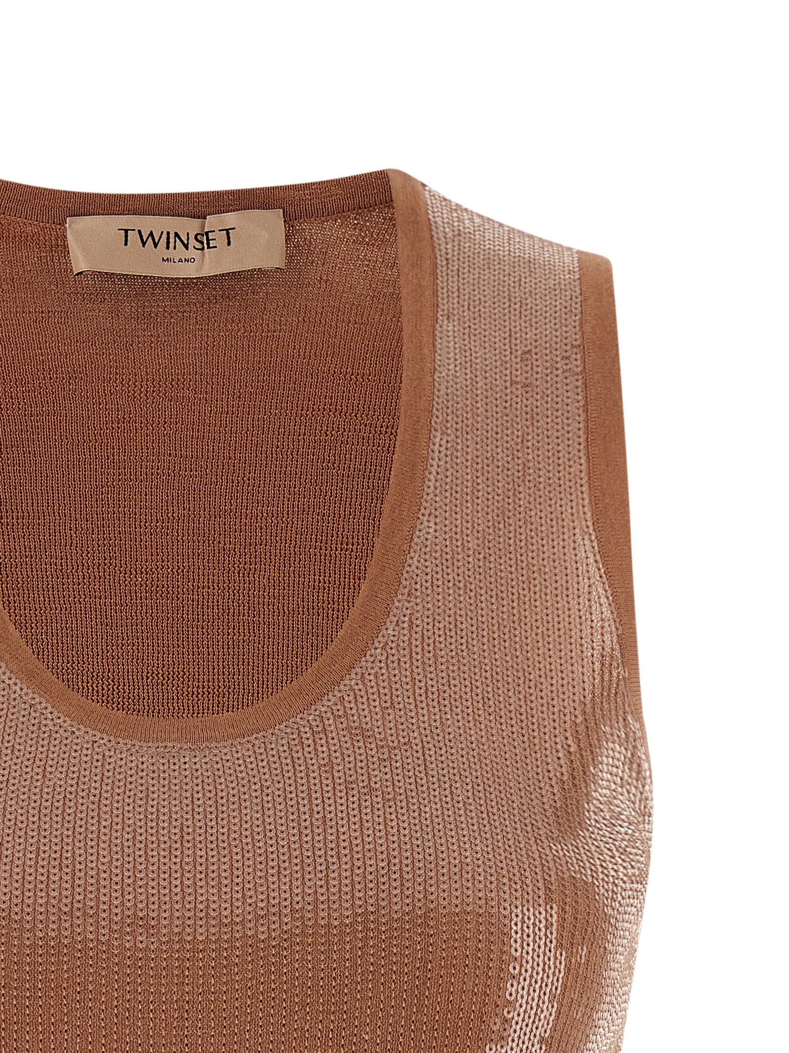 Twin Set Sequin Top