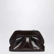 THEMOIRè Tia clutch in chocolate brown