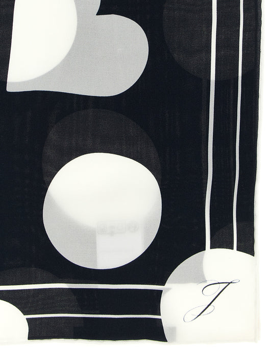 Jacquemus Le Foulard Coeur Scarf — Silk 70x70 cm