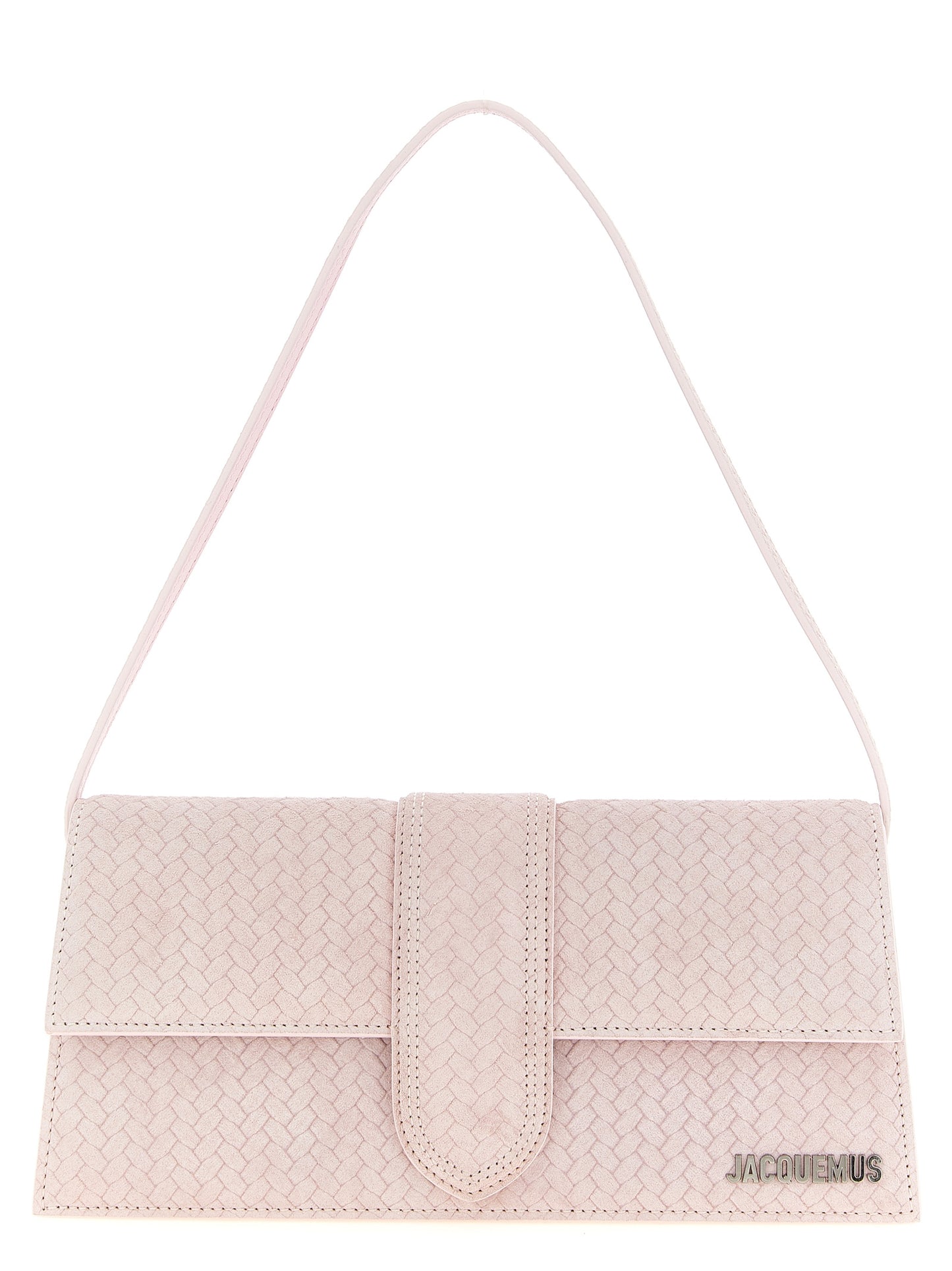 Jacquemus Le Bambino Long Shoulder Bag — Pink Leather