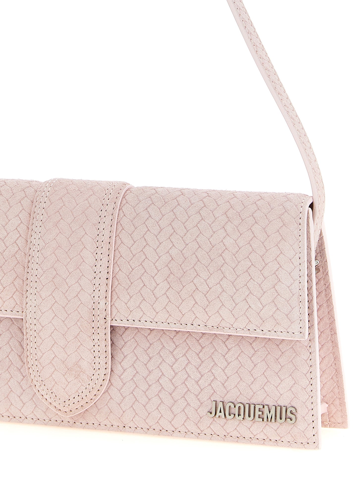 Jacquemus Le Bambino Long Shoulder Bag — Pink Leather