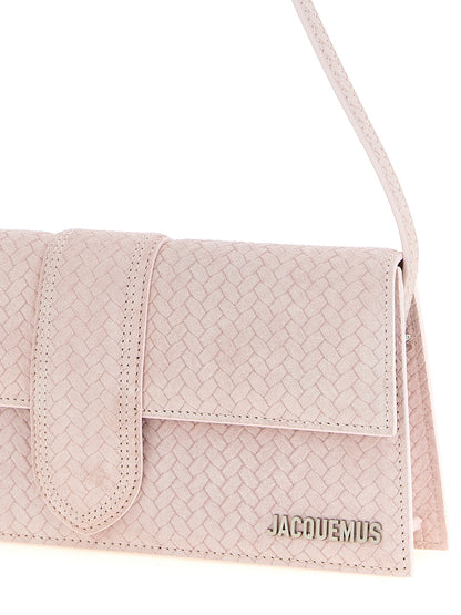 Jacquemus Le Bambino Long Shoulder Bag — Pink Leather