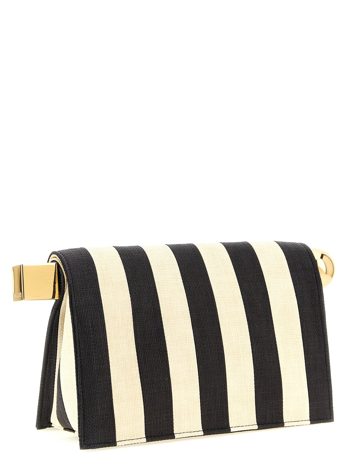 Jacquemus La Pochette Rond Carré Clutch — Raffia Clutch