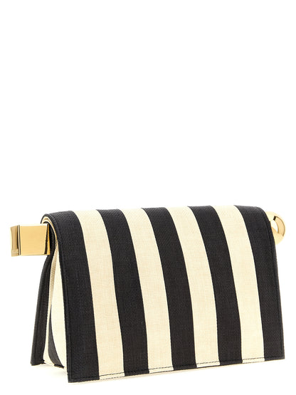 Jacquemus La Pochette Rond Carré Clutch — Raffia Clutch