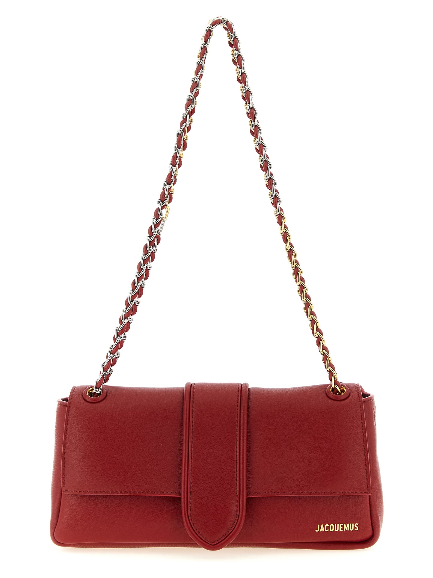 Jacquemus Le Bambino Chaîne Shoulder Bag — Red
