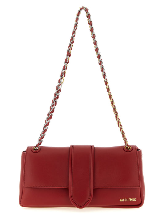 Jacquemus Le Bambino Chaîne Shoulder Bag — Red