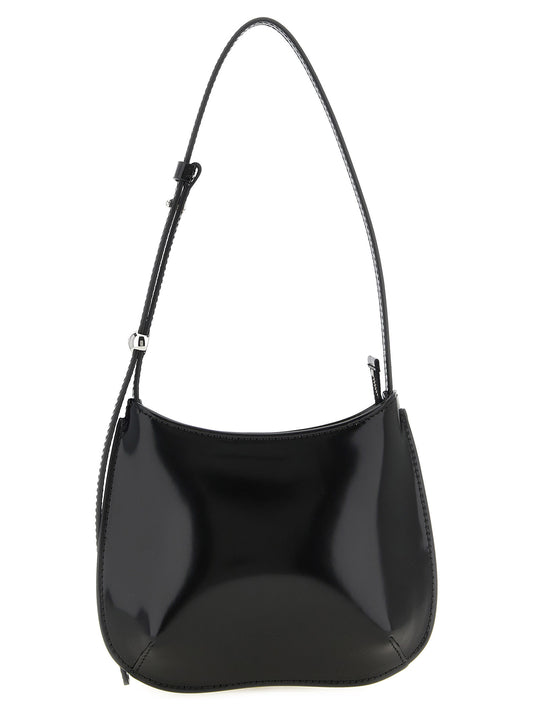 Jacquemus Le Petit Bisou Shoulder Bag — Black, €690