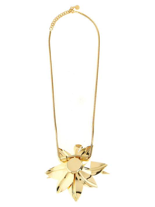 Paco Rabanne Flower Pendant Necklace — Gold Jewellery