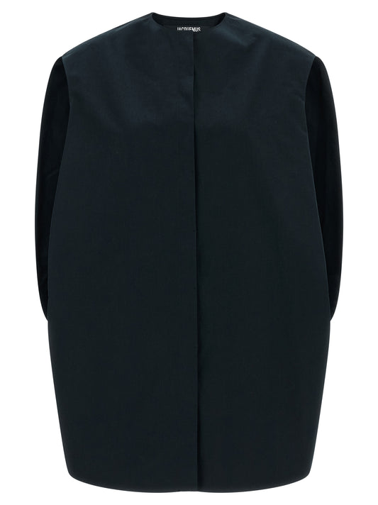 Jacquemus La Robe Berlingot Dress — Mini Cotton Tunic