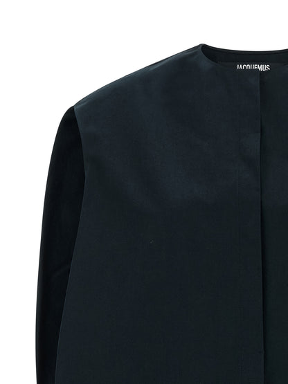 Jacquemus La Robe Berlingot Dress — Mini Cotton Tunic