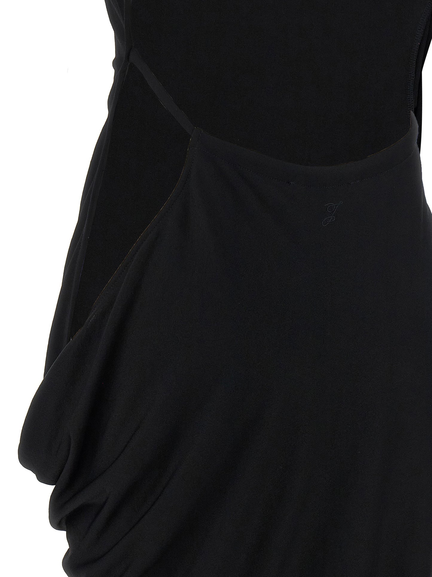 Jacquemus La Robe Sole Dress — Black Jersey Dress