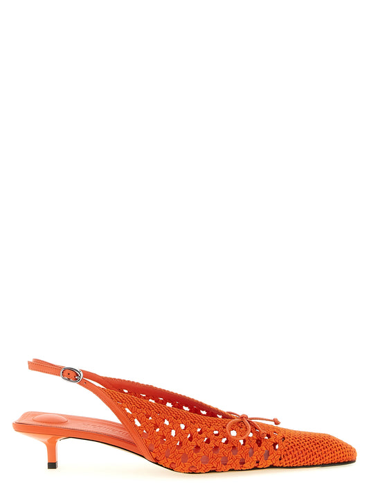Jacquemus Pumps — Les Slingbacks Cubisto B (Orange)