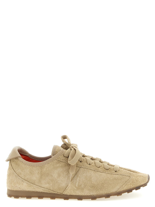 Jacquemus Les Tennis Sneakers — Women's Beige Suede