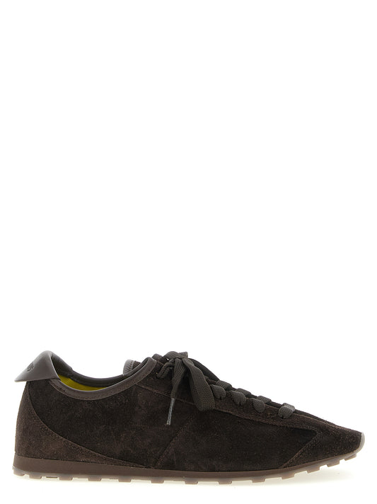 Jacquemus Les Tennis Sneakers — Women's Brown Suede
