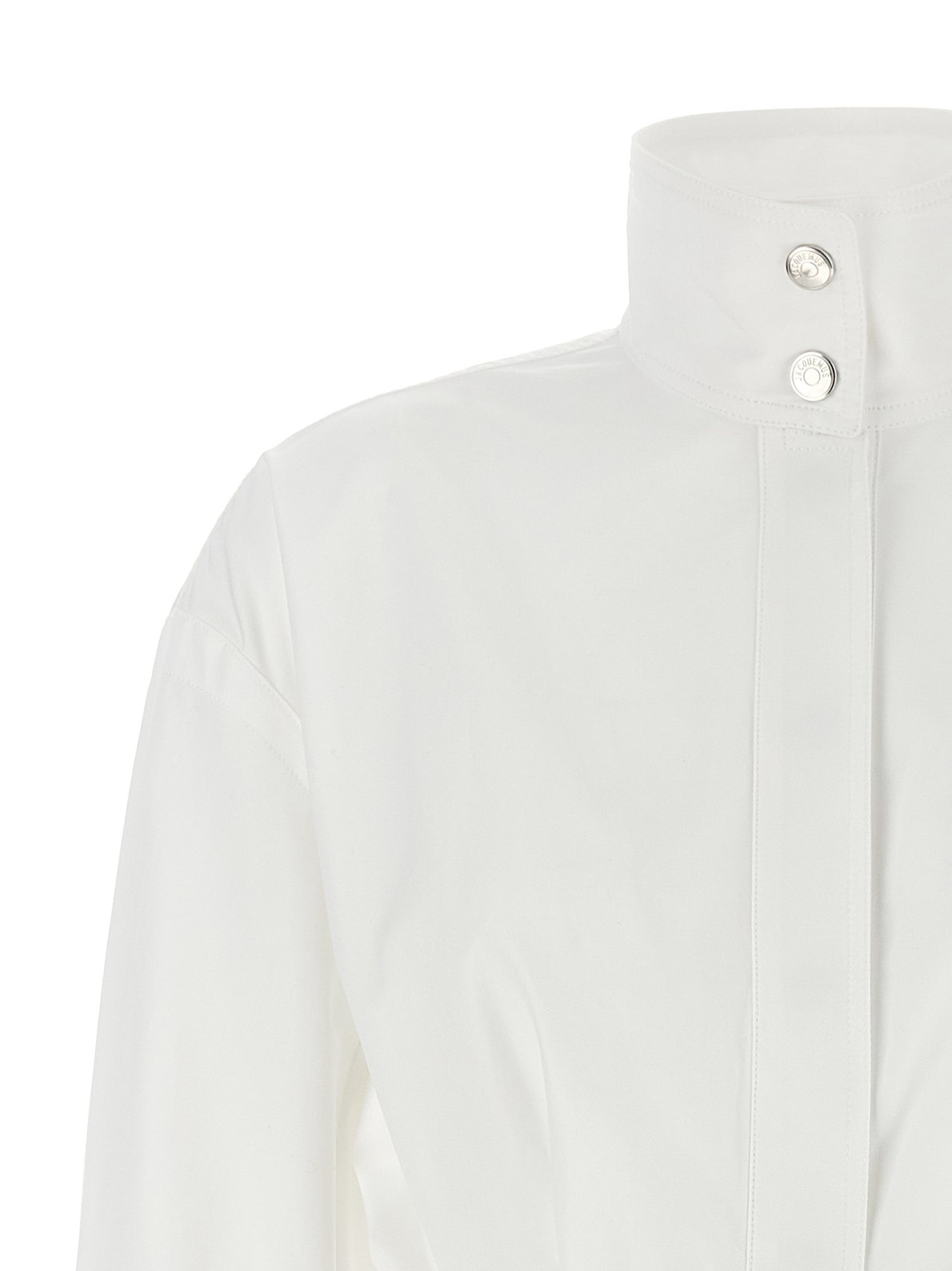 Jacquemus La Veste Cabana Shirt — White Cotton Shirt