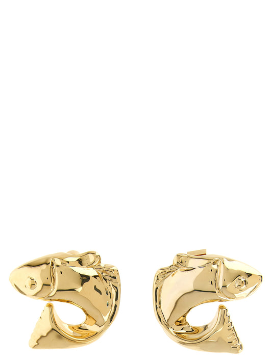 Jacquemus Les Boucles Poisson Earrings — Gold Jewellery