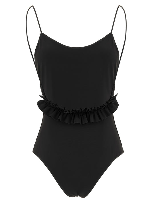 Jacquemus One‑Piece Swimsuit — Le Maillot Cabana (Black)