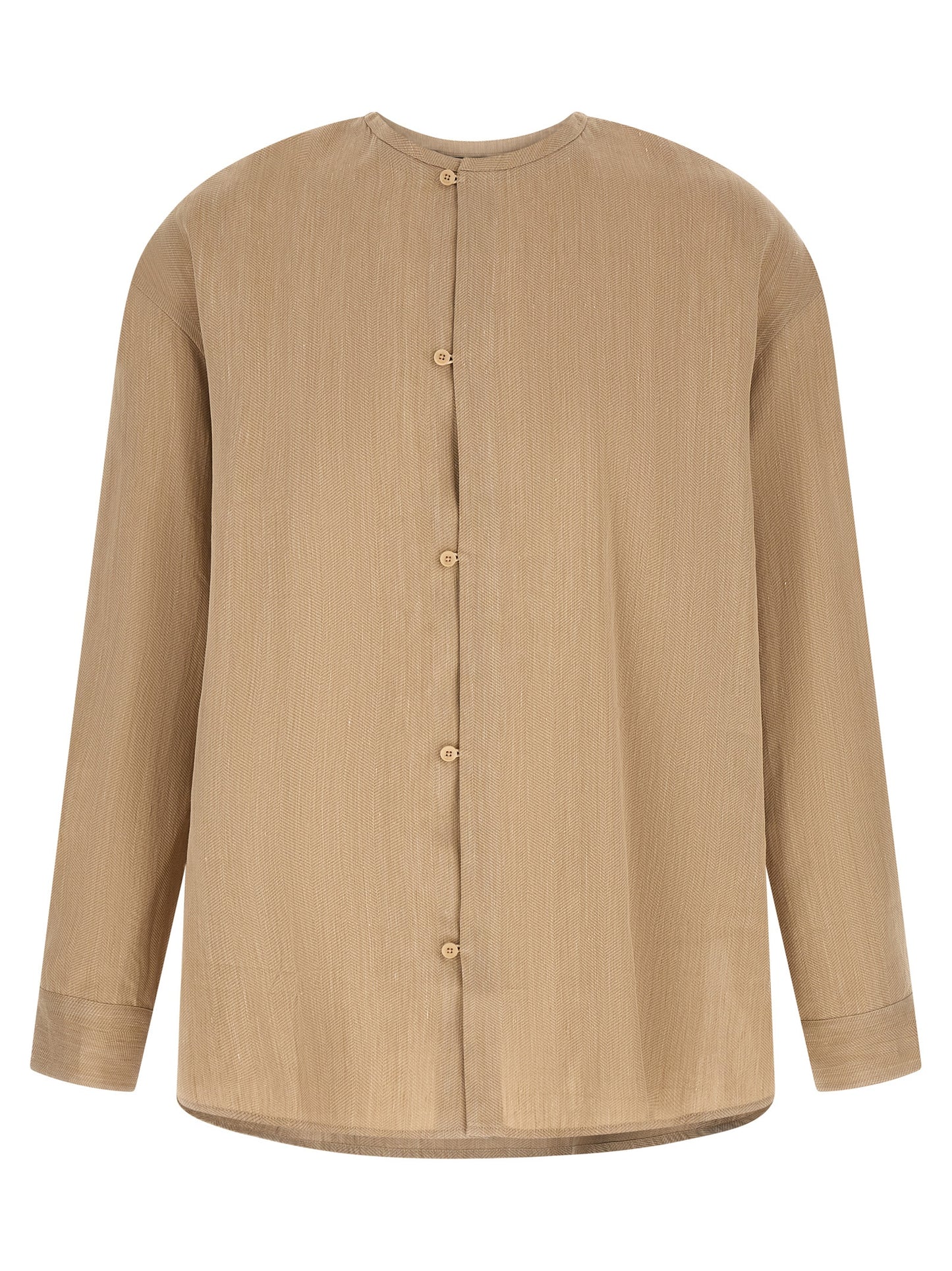 Jacquemus La Chemise Pastro Shirt — Oversized Linen Shirt