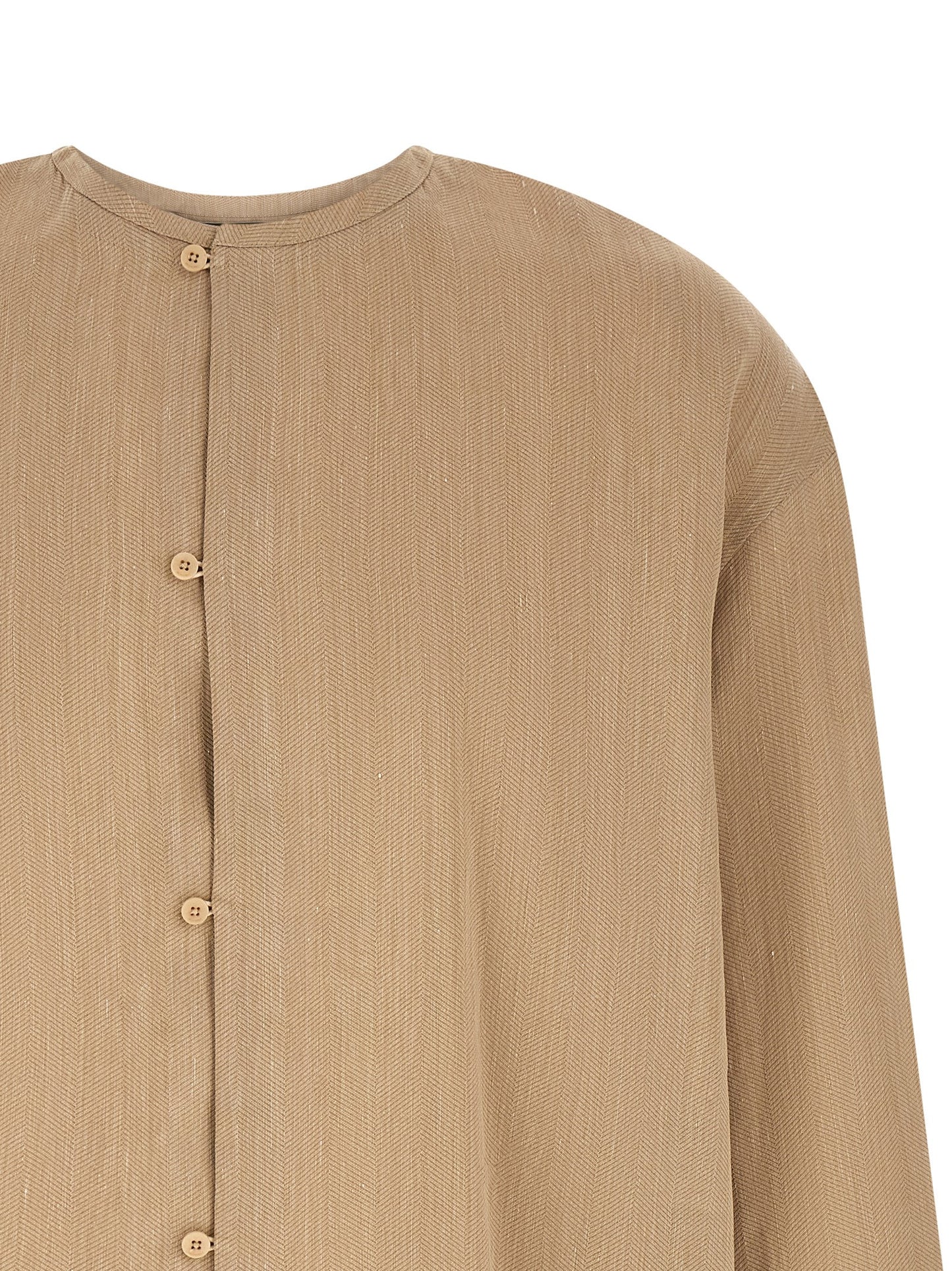 Jacquemus La Chemise Pastro Shirt — Oversized Linen Shirt