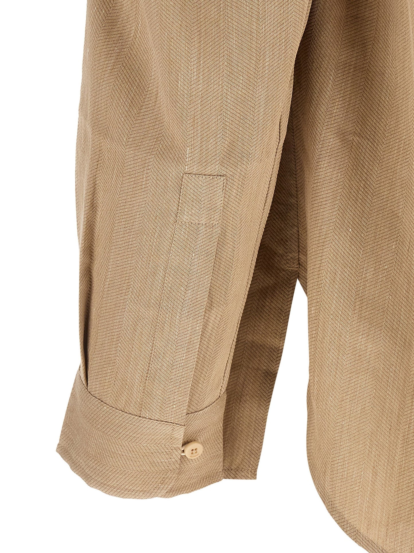 Jacquemus La Chemise Pastro Shirt — Oversized Linen Shirt