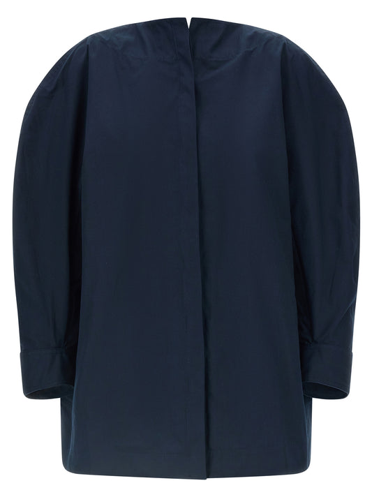 Jacquemus La Chemise Pittore Shirt — Blue Cotton Shirt