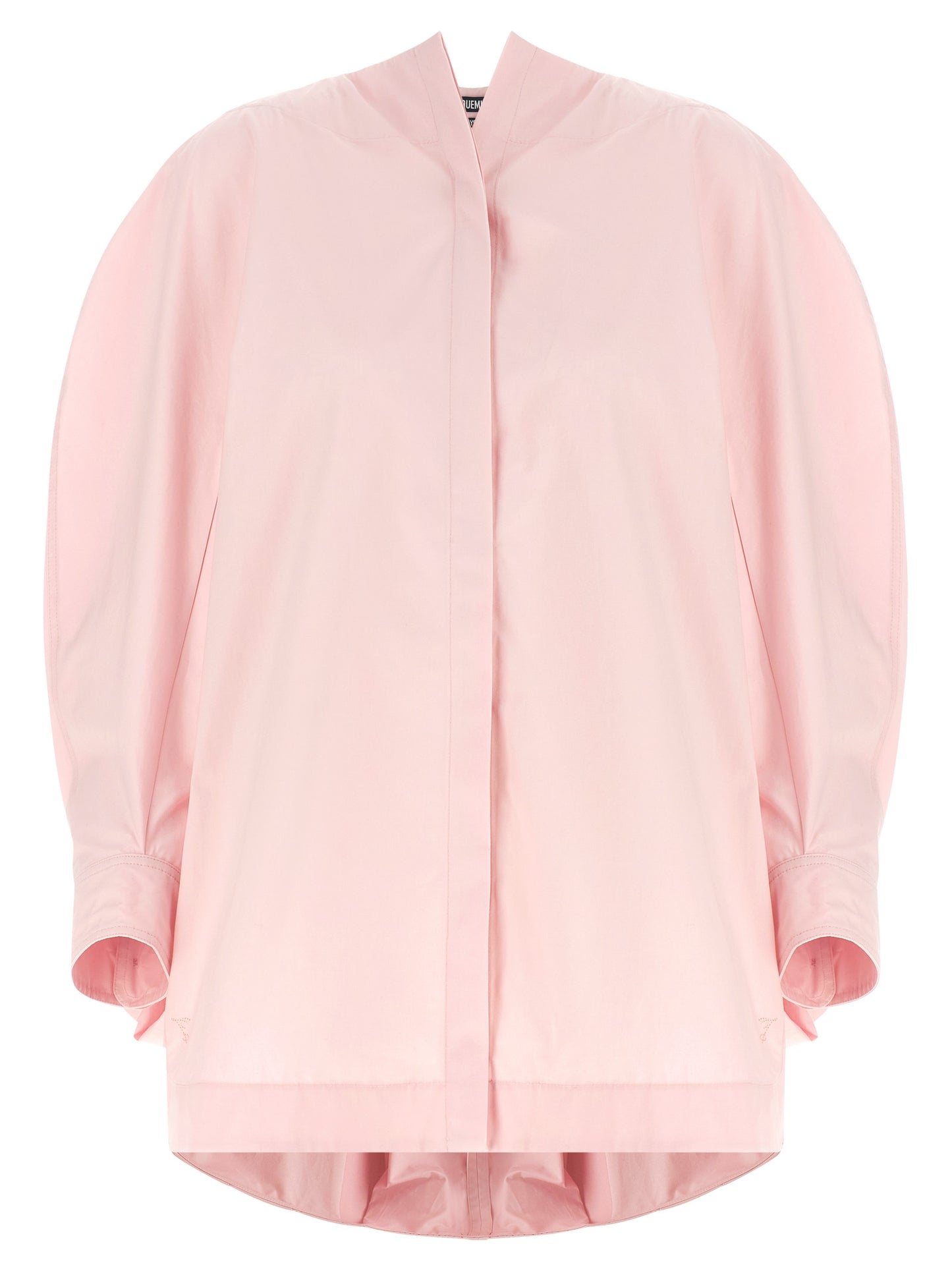 Jacquemus La Chemise Pittore Shirt — Pink Cotton Shirt