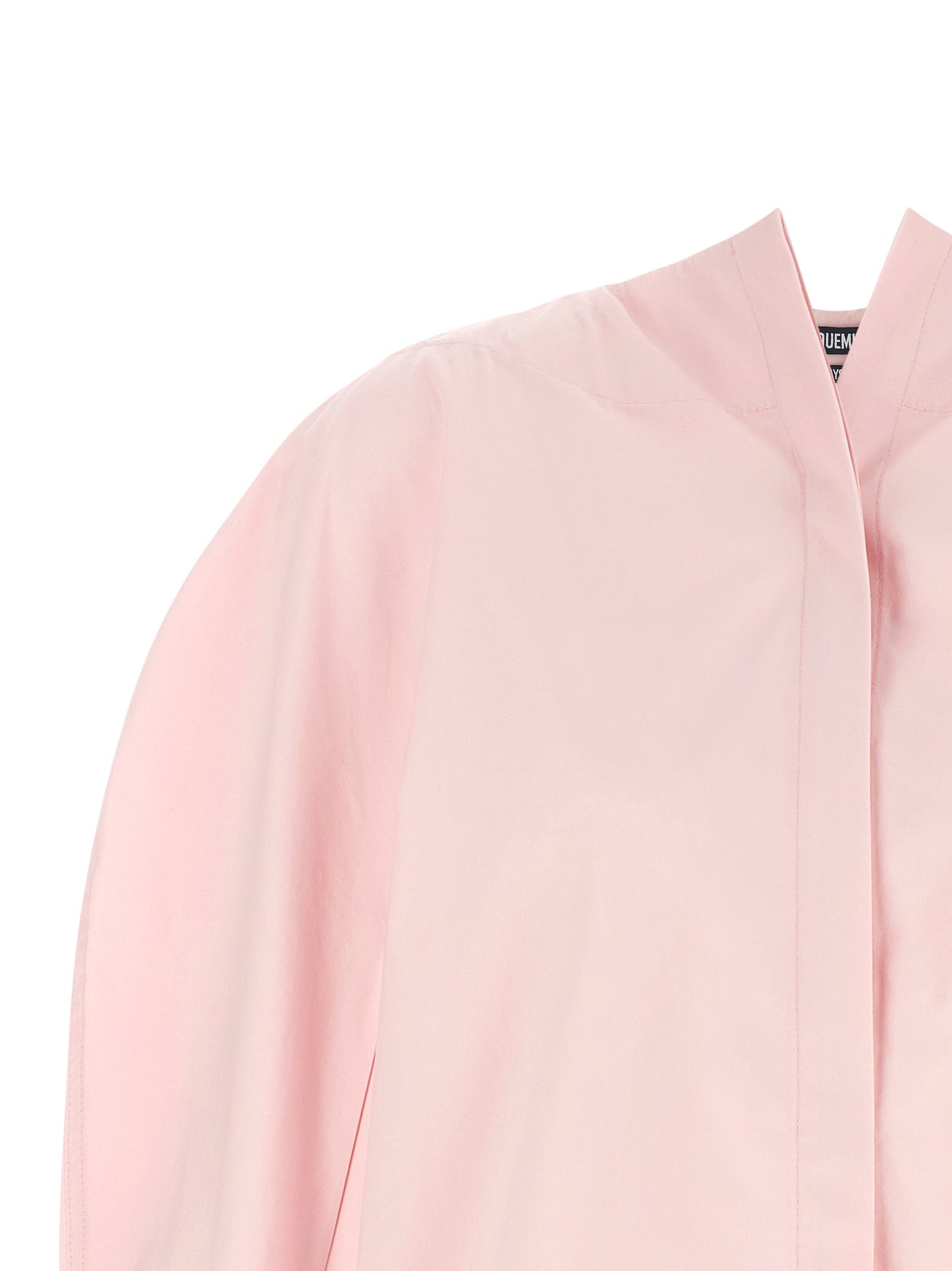 Jacquemus La Chemise Pittore Shirt — Pink Cotton Shirt